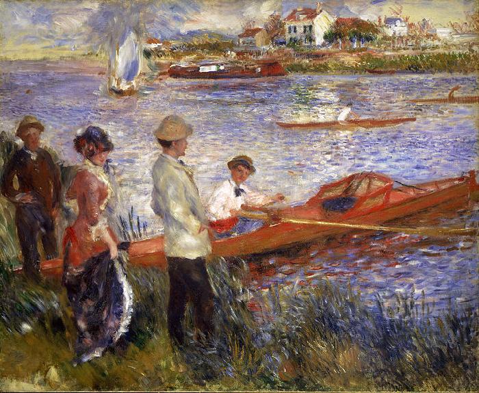 Pierre-Auguste Renoir Rowers at Chatou Sweden oil painting art
